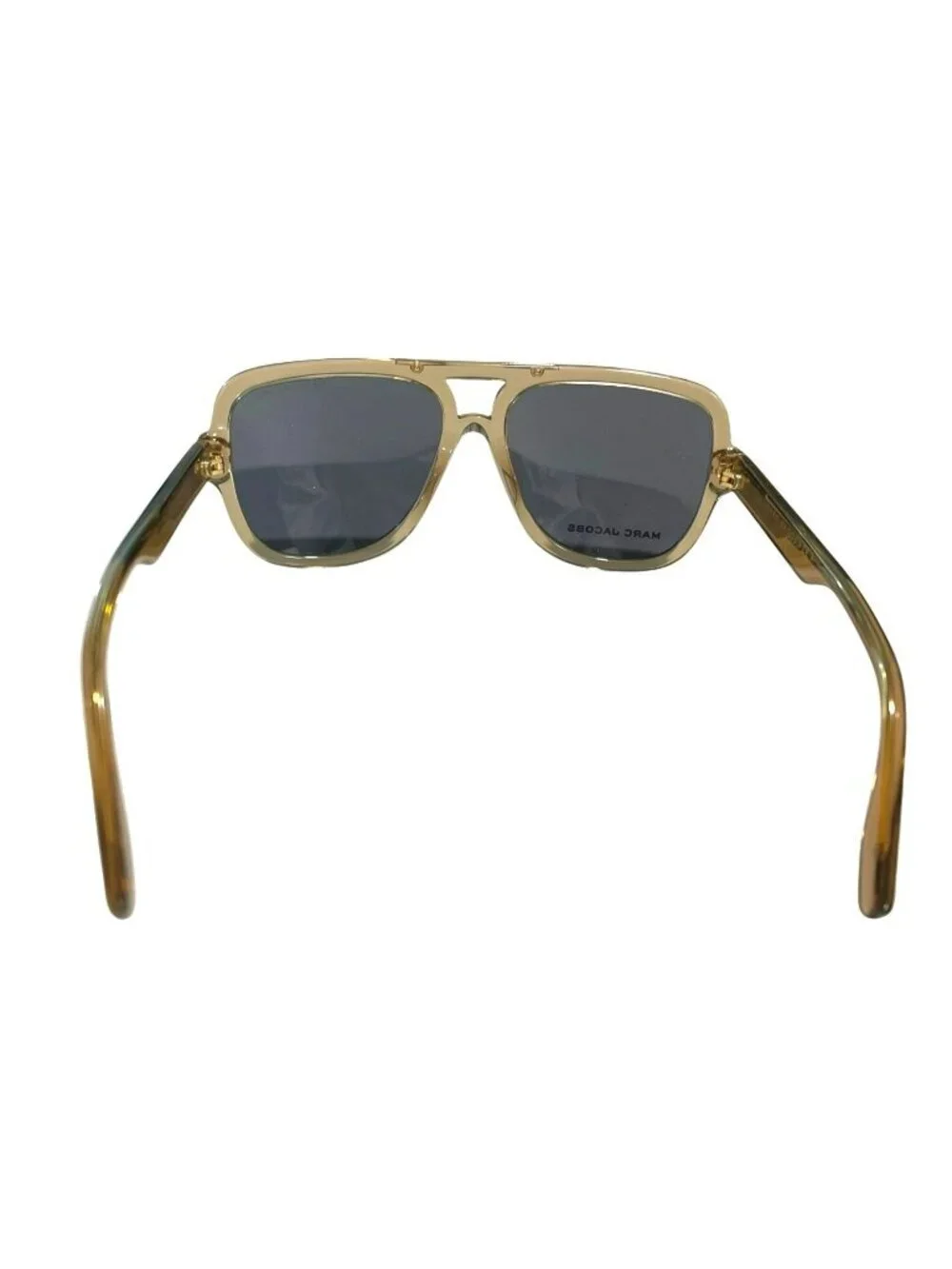 Marc Jacobs Aviator Sunglasses Brown Frame Gray Lenses With Case